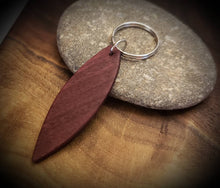 Load image into Gallery viewer, Stand Up Paddleboard or Surfboard Keychains, SUP Exotic African paduak, Red Heart, Walnut, Purpleheart or Wenge