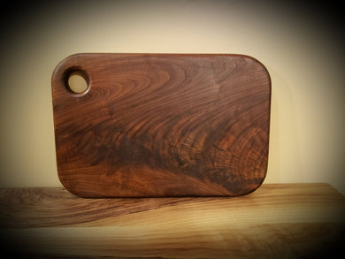 Gorgeous Figured Walnut Cutting Board, Cheese Board or serving platter